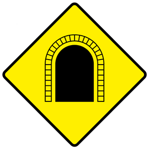tunnel warning